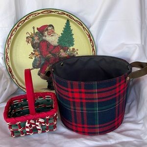 Christmas in June: Platter and Two Baskets 🧺 🎅🏻